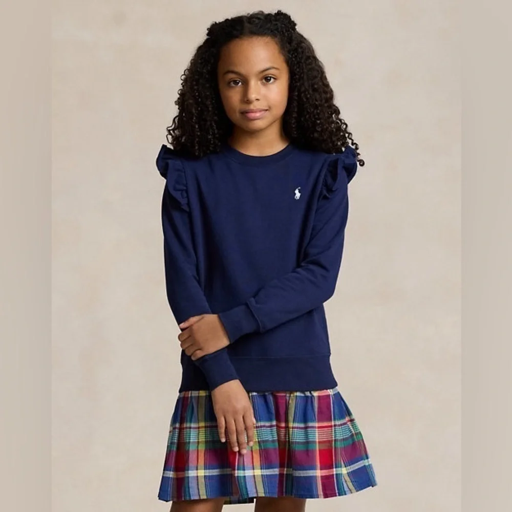 Polo Madras-Skirt Fleece Dress kids 16